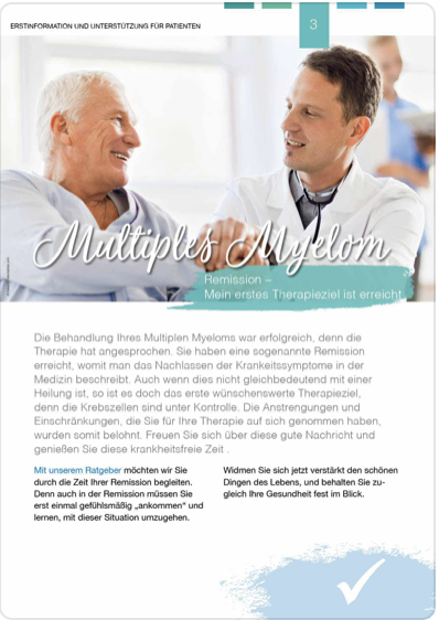 Patientenbroschüre Multiples Myelom 3 von 5 - Die Remission